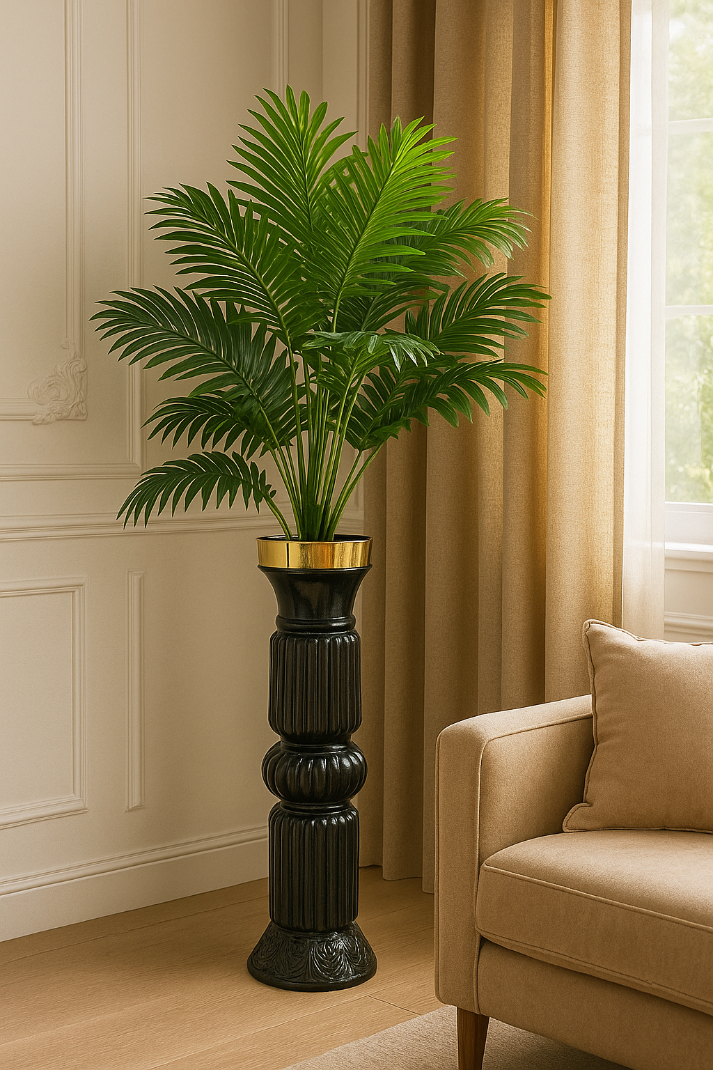 Compact plastic port