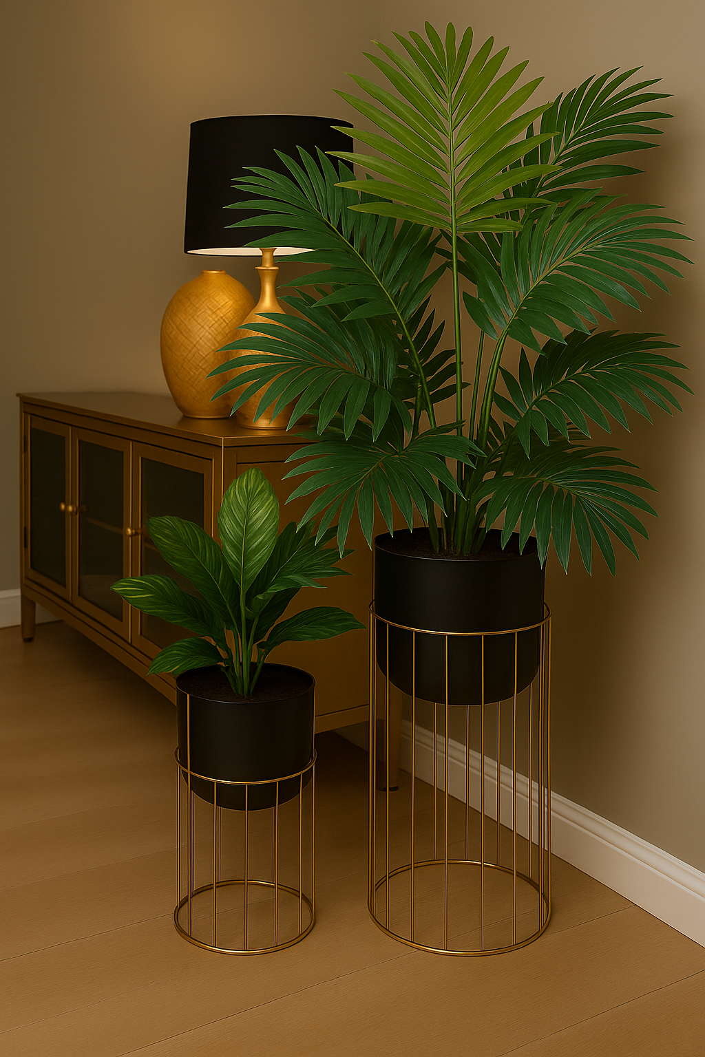 1 Iron Indoor Stand set with port