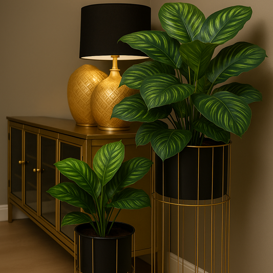 1 Iron Indoor Plant Stand plant and port