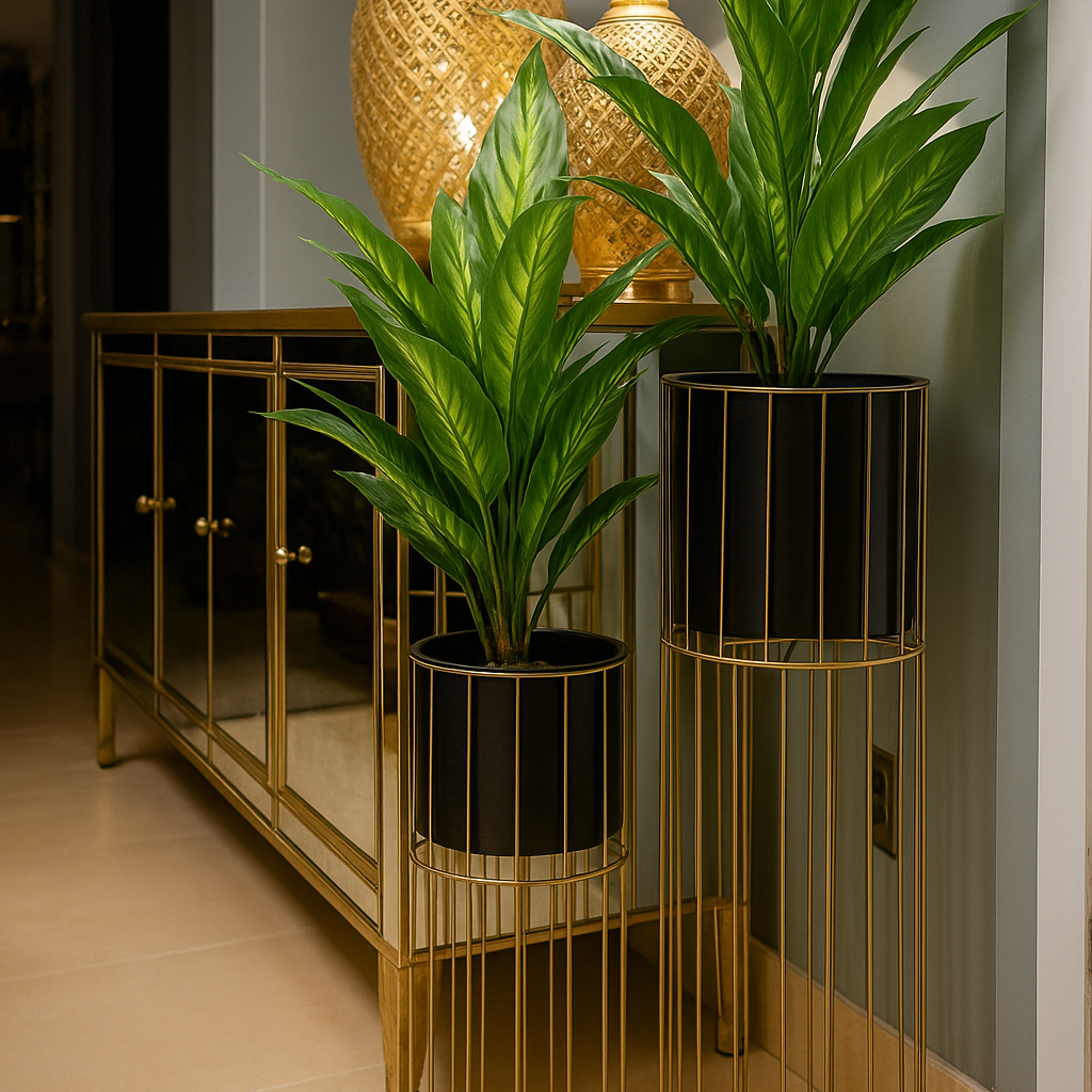 1 set Iron Indoor Plant Stand