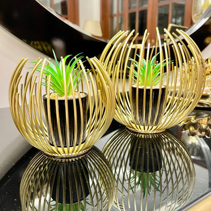 METALLIC GOLDEN GLOBE 1 Set