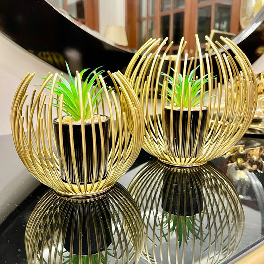 METALLIC GOLDEN GLOBE 1 Set