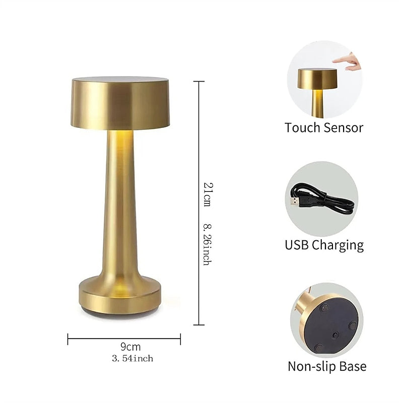 Cordless Table Lamp with Touch Control