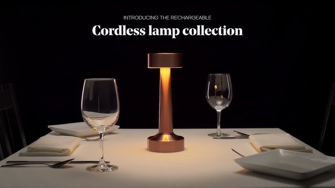 Cordless Table Lamp with Touch Control