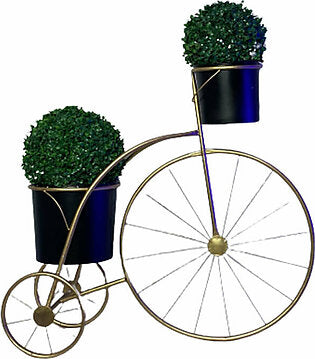 2 tier rod iron planter stand cycle