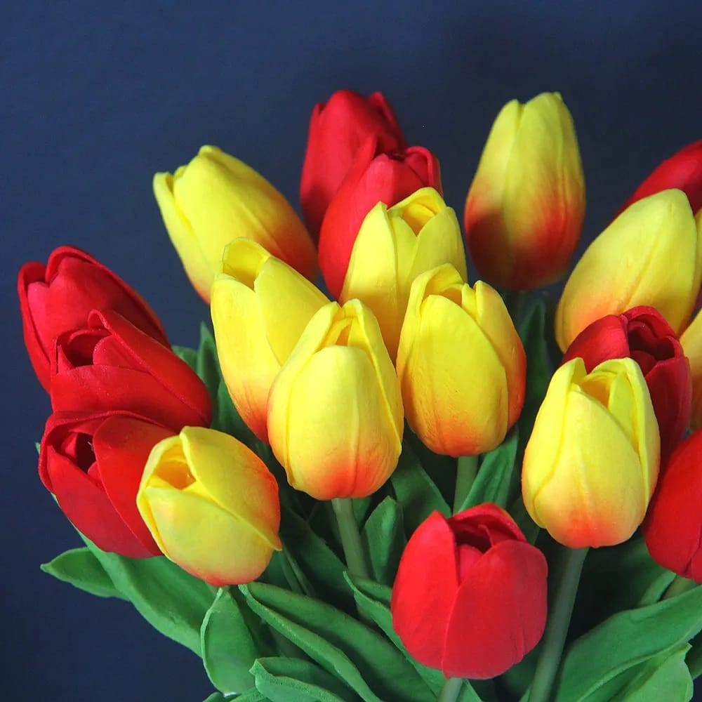 6Pcs Artificial Flower Tulips