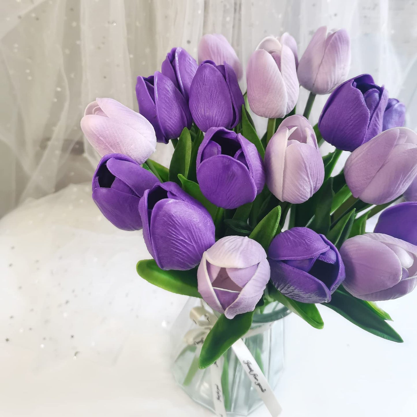 6Pcs Artificial Flower Tulips