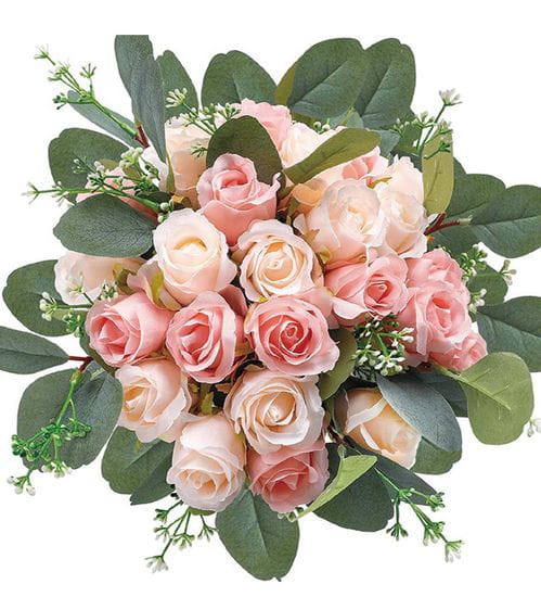 Artificial rose flower bunche