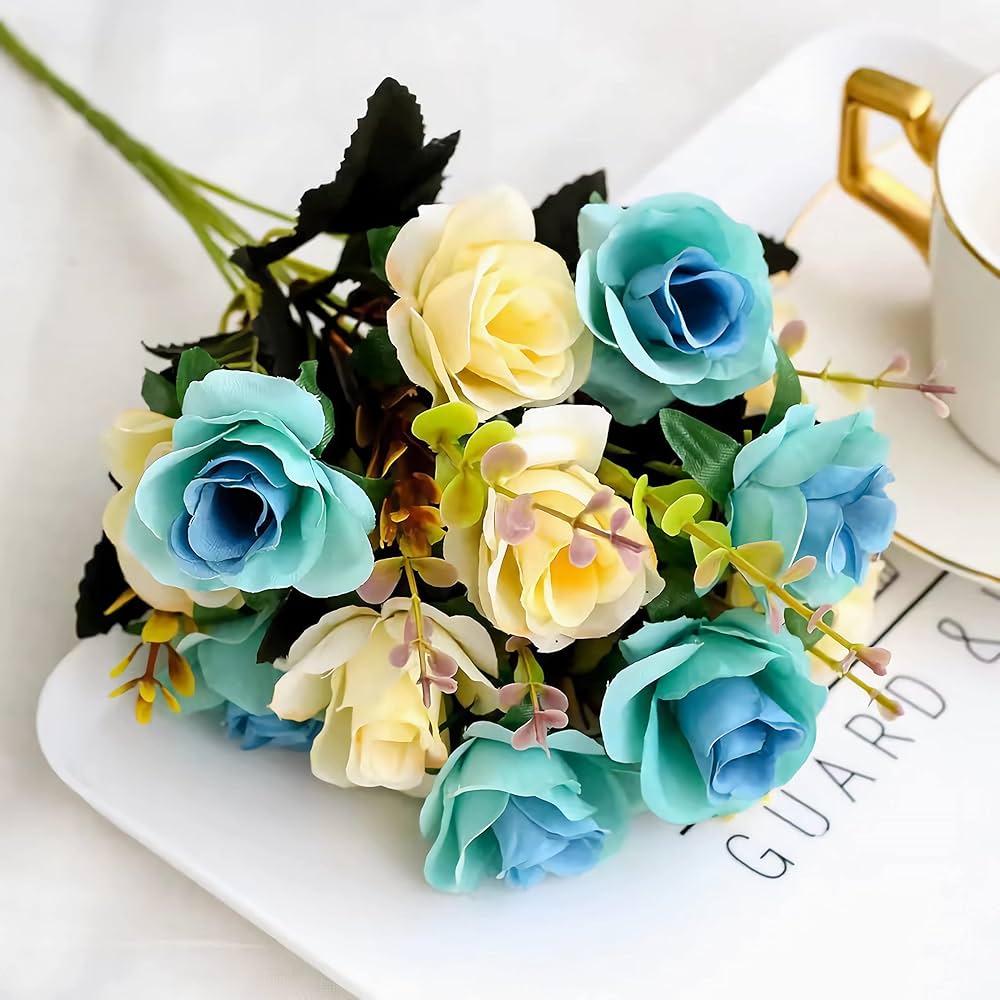 Artificial rose flower bunche